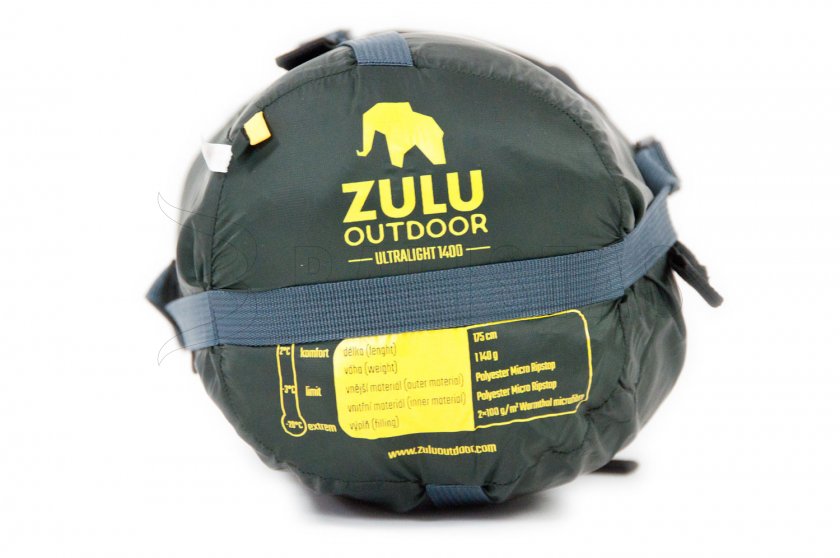 Hálózsák Zulu Ultralight 1400 185cm fekete