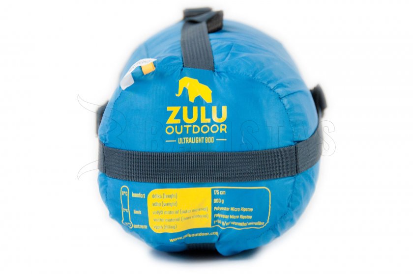 Zulu Ultralight 900 hálózsák 175cm kék jobb