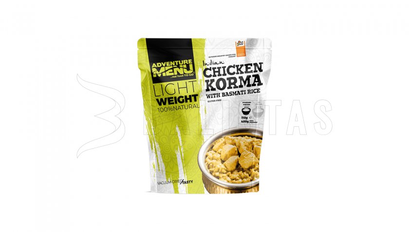 Kuře Korma basmati rizzsel Adventure Menu Lightweight