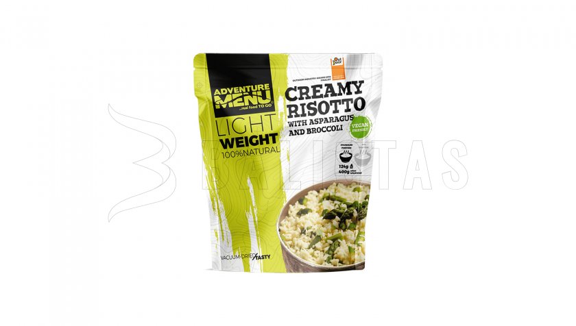 Krémes rizottó spárgával és brokkolival Adventure Menu Lightweight