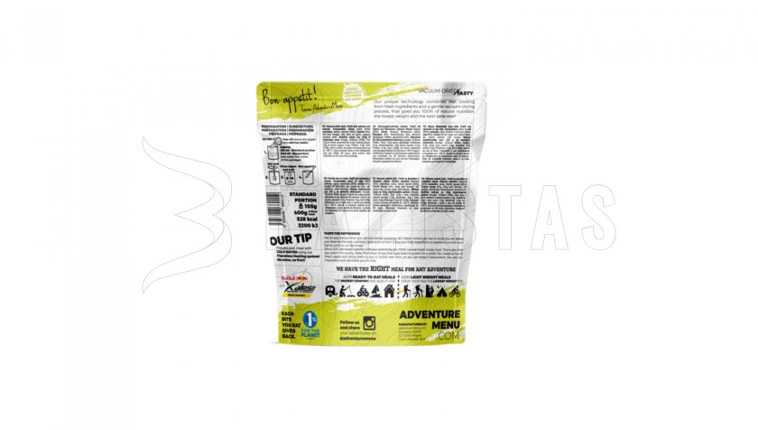Fusilli spenóttal és dióval Adventure Menu Lightweight