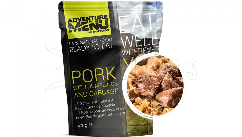 Vepřové s knedlíkem és káposztával Adventure Menu