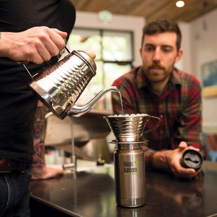 Termosz Klean Kanteen Wide Café 2.0 355ml rozsdamentes
