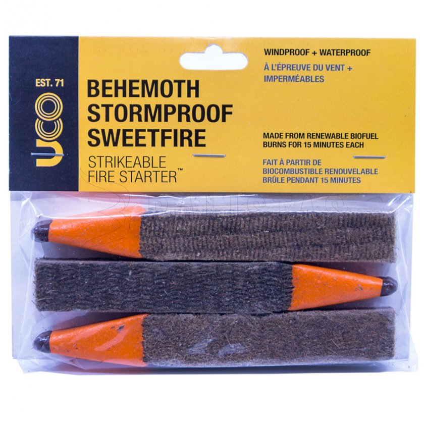 Begyújtó UCO Behemoth Stormproof SweetFire 3db