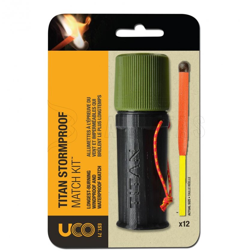 Gyutacsok UCO Titan Stormproof Match Kit 12 db