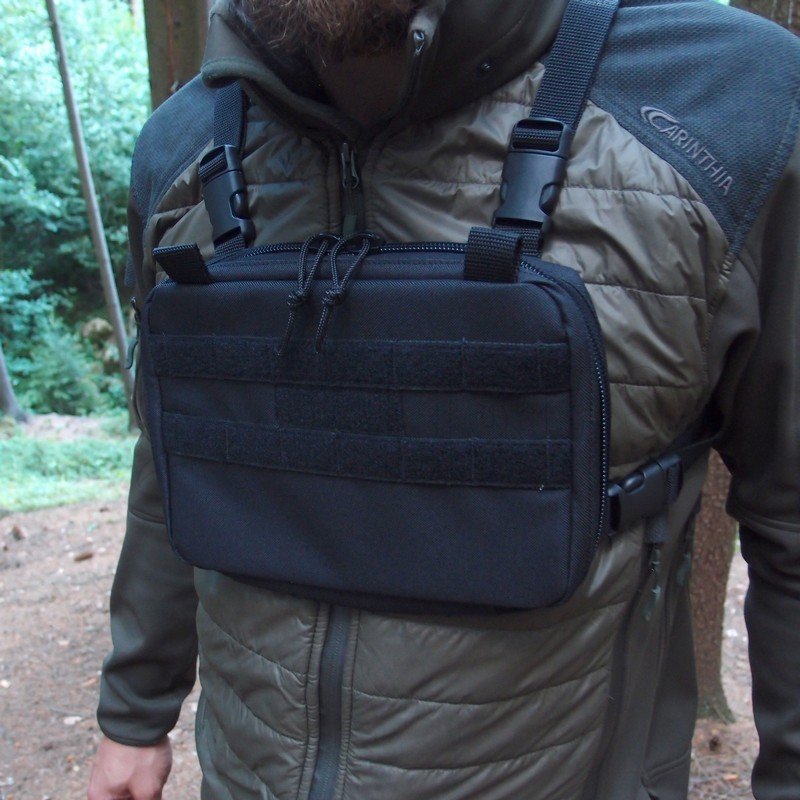 Mellkastáska Jubö Front Bag Mini fekete