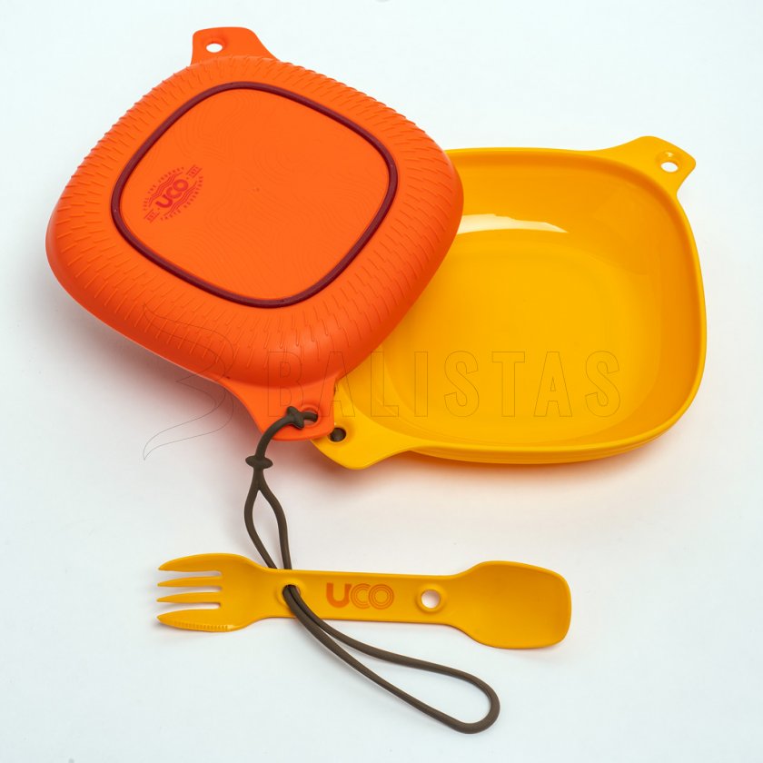Étkezőkészlet UCO Mess Kit 4 részes narancssárga