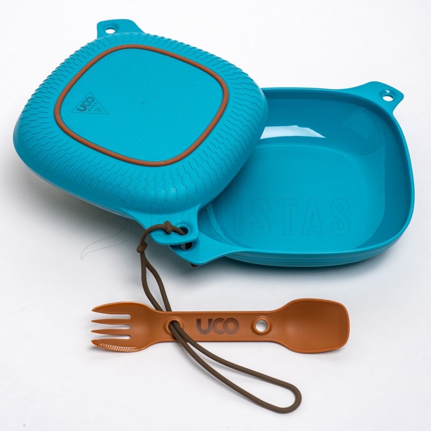 UCO Mess Kit 4 részes étkészlet kék