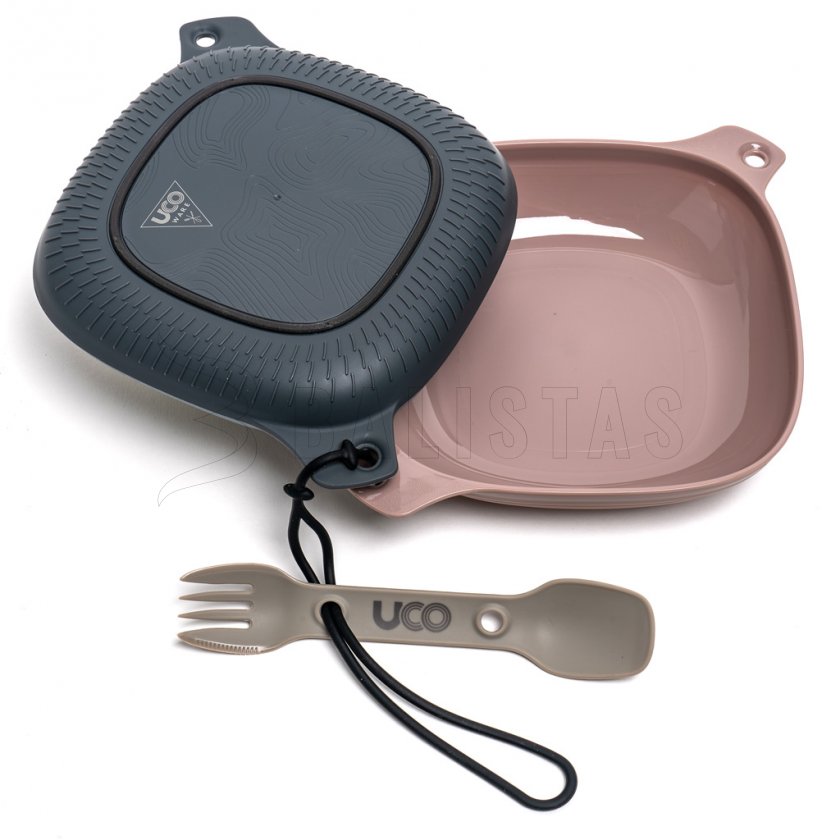 UCO Mess Kit 4 részes étkészlet szürke