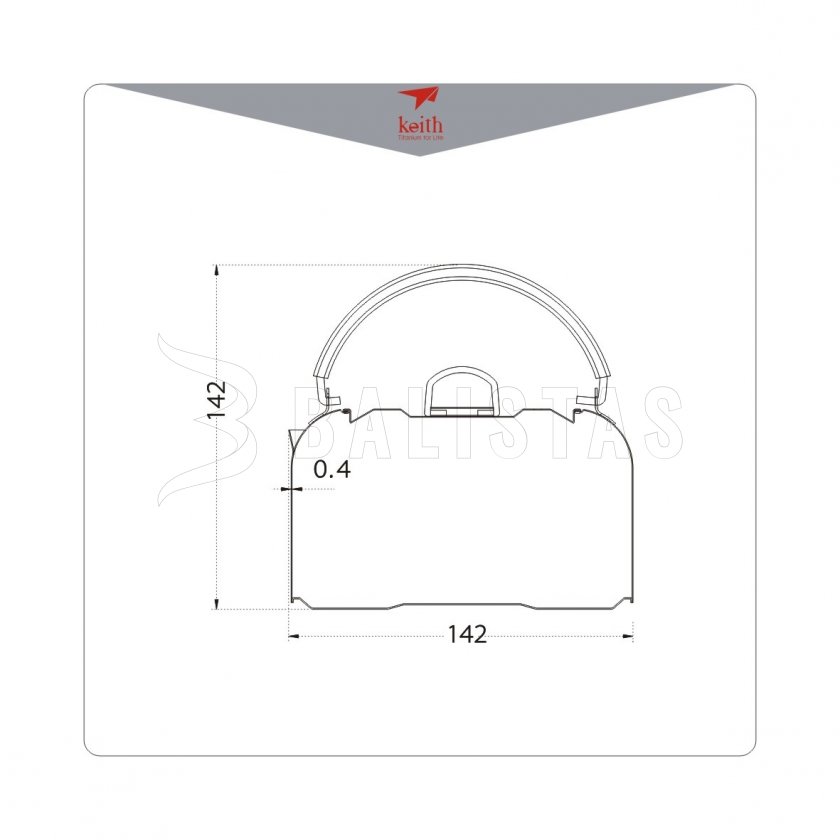 Titán kanna Keith Kettle 1l