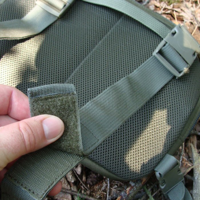 Mellkasi táska Jubö Front Bag Survival fekete