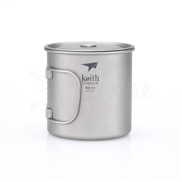 Titán bögre Keith fedéllel 650ml