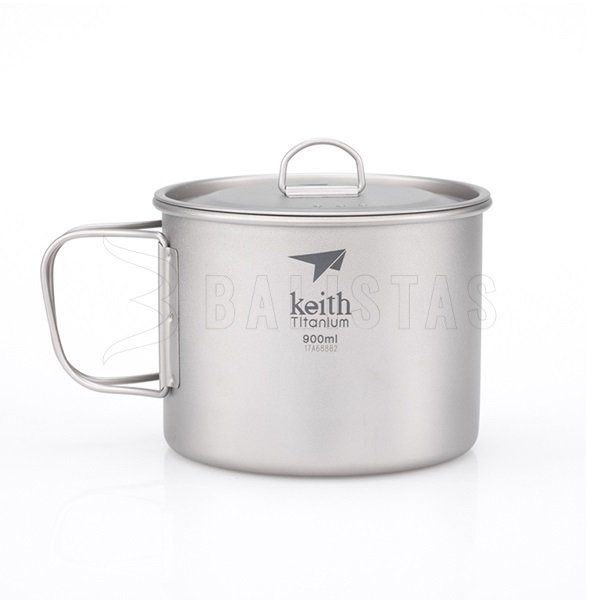 Keith titán bögre fedéllel 900ml