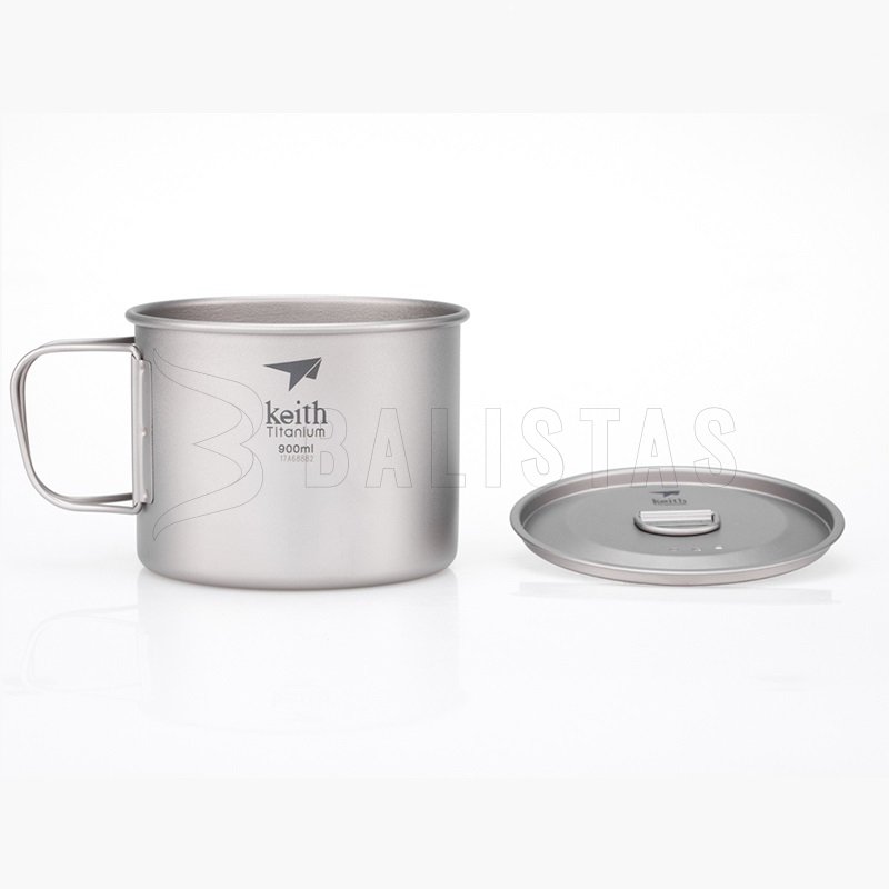 Keith titán bögre fedéllel 900ml
