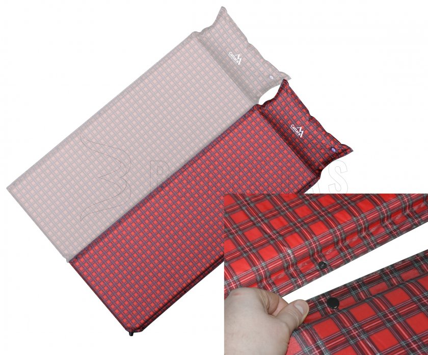 Önfelfújódó Kilt 3,8 cm kempingmatrac párnával