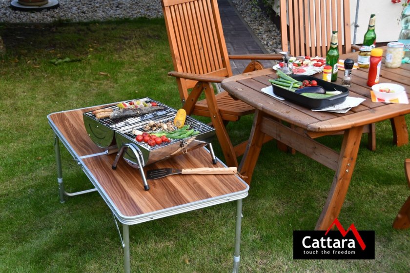 Cattara Double faszenes asztali grill