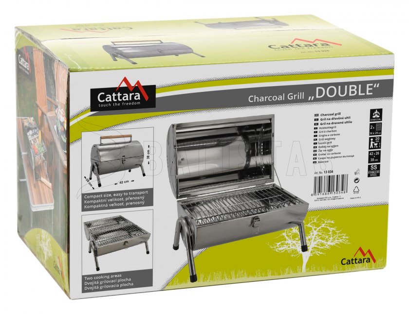 Cattara Double faszenes asztali grill