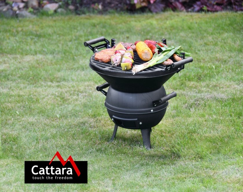 Cattara Brindisi 35cm öntöttvas faszenes grillező