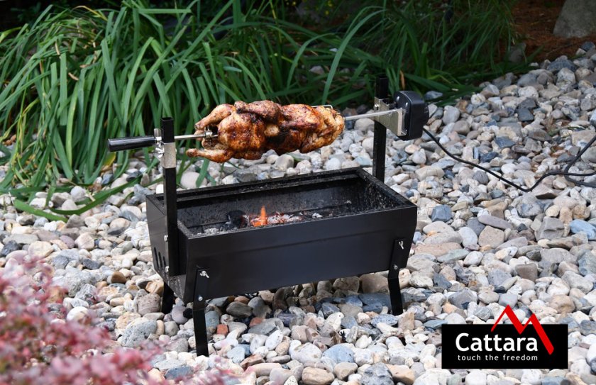 Cattara Barbeque grill forgó nyárssal