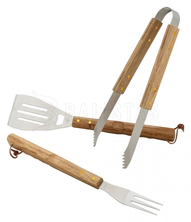 Grillező eszközkészlet Cattara Wood szett 3db