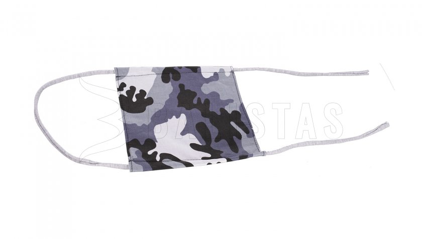 Téli pamut szájmaszk Camo négyzet