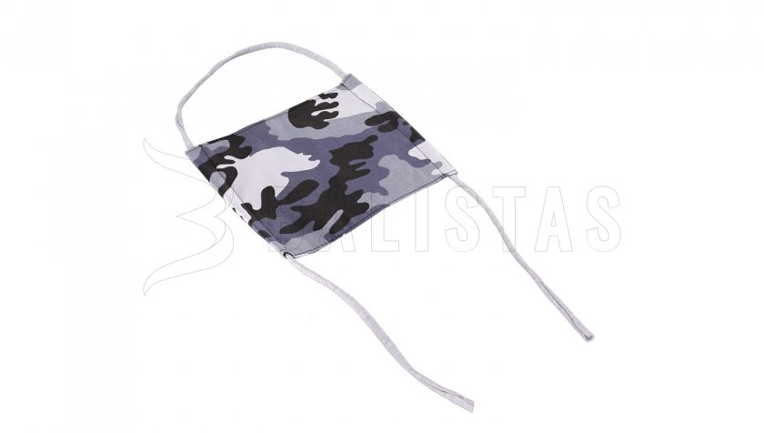 Téli pamut szájmaszk Camo négyzet
