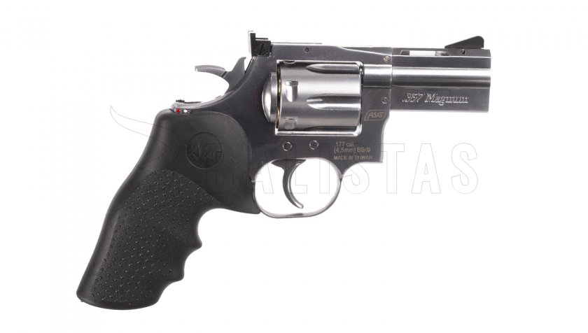 Légpisztolyos revolver ASG Dan Wesson 715 2,5" silver sörétes
