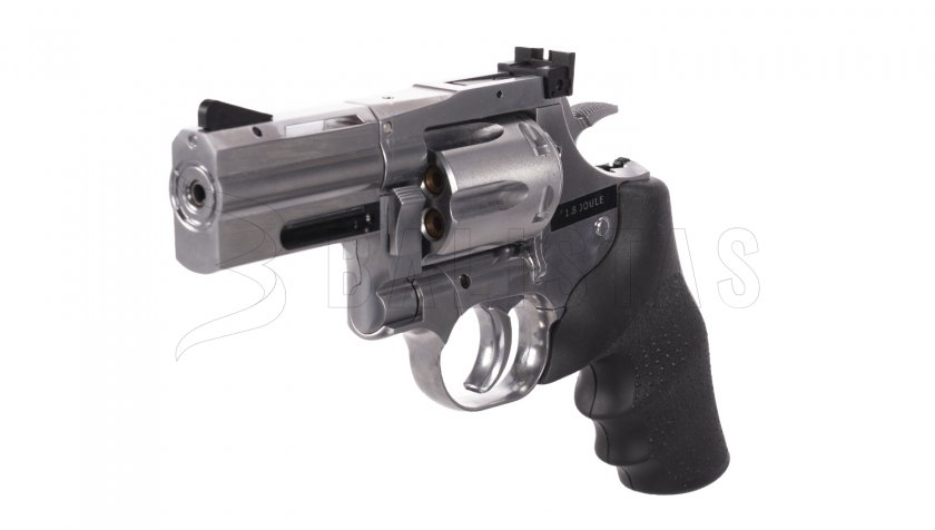 Légpisztolyos revolver ASG Dan Wesson 715 2,5" silver sörétes