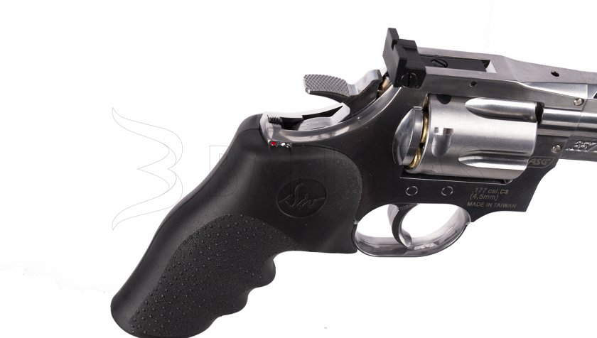 Légpisztoly revolver ASG Dan Wesson 715 4" silver diabolky