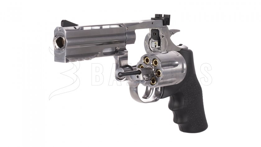 Légpisztoly revolver ASG Dan Wesson 715 4" silver diabolky
