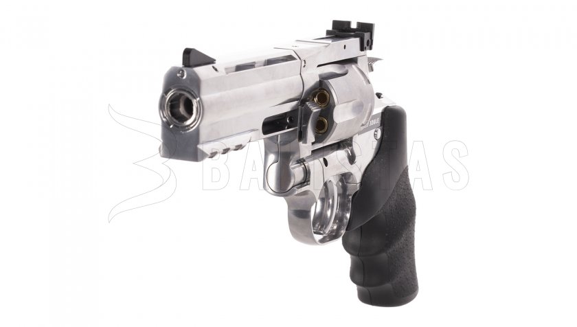 Légpisztoly revolver ASG Dan Wesson 715 4" silver diabolky