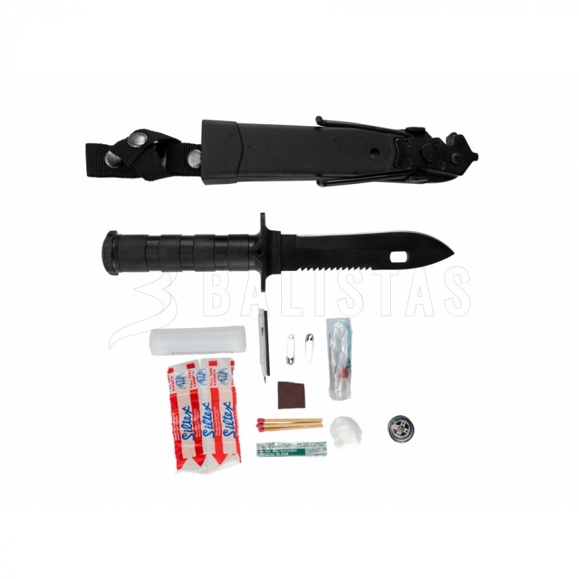 Survival kés Fox Outdoor Skaut fekete