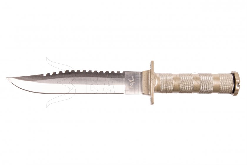 Survival kés Fox Outdoor bőrtokkal