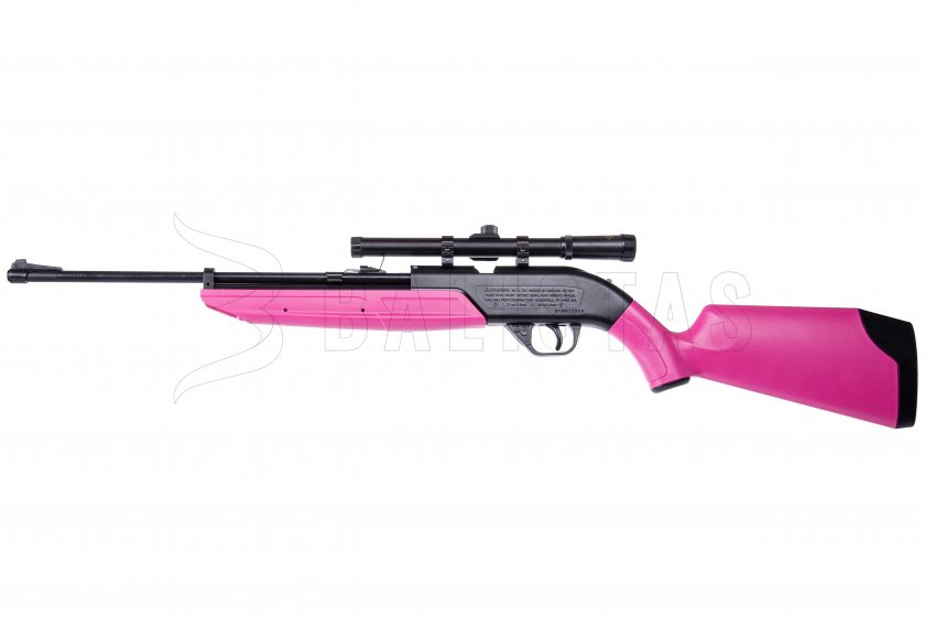 Légpuska Crosman Pumpmaster 760 SET 4,5mm rózsaszín