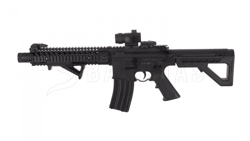 Légpuska Crosman DPMS SBR Full Auto 4,5mm kolimátorral