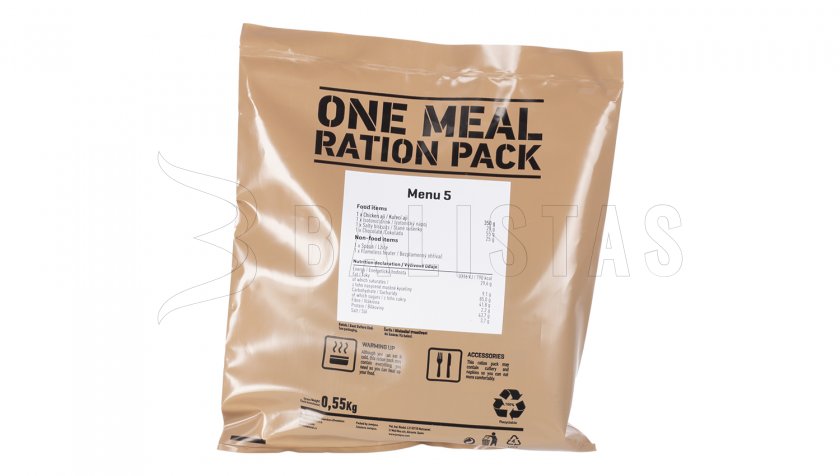 MRE One Meal, Menu V – csirke aji