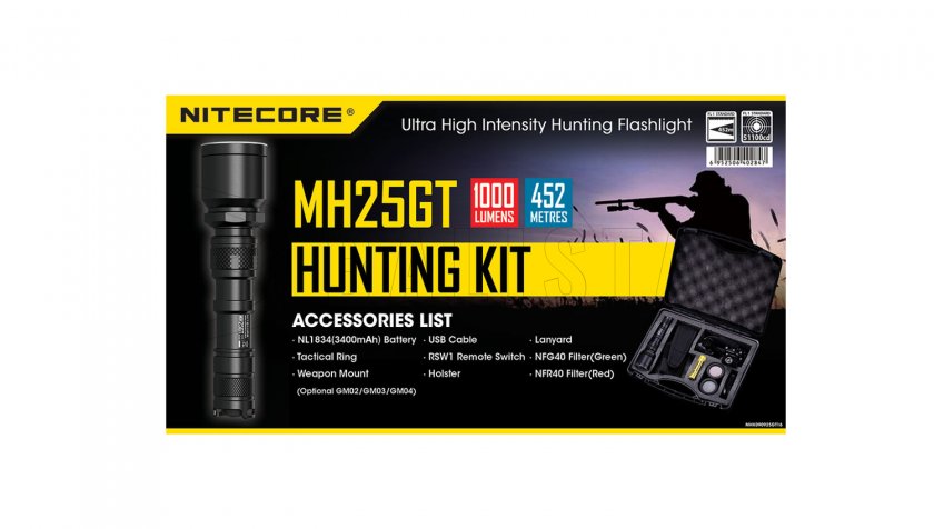 Nitecore MH25GT vadászkészlet