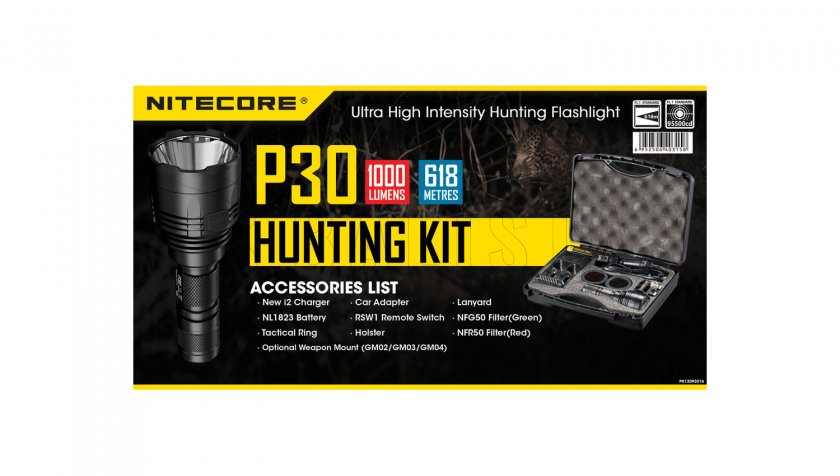 Nitecore P30 Vadász készlet