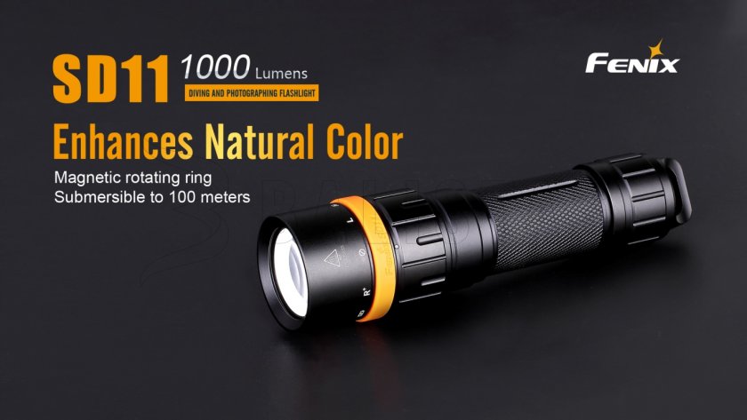 Búvár LED lámpa Fenix SD11