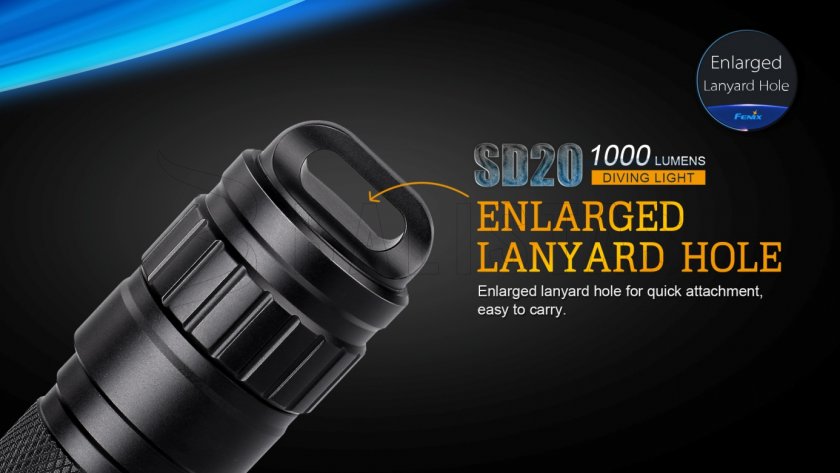 Búvár LED lámpa Fenix SD20
