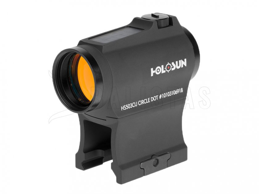 Kolimátor napelemes panellel Holosun Red Dot HS503CU