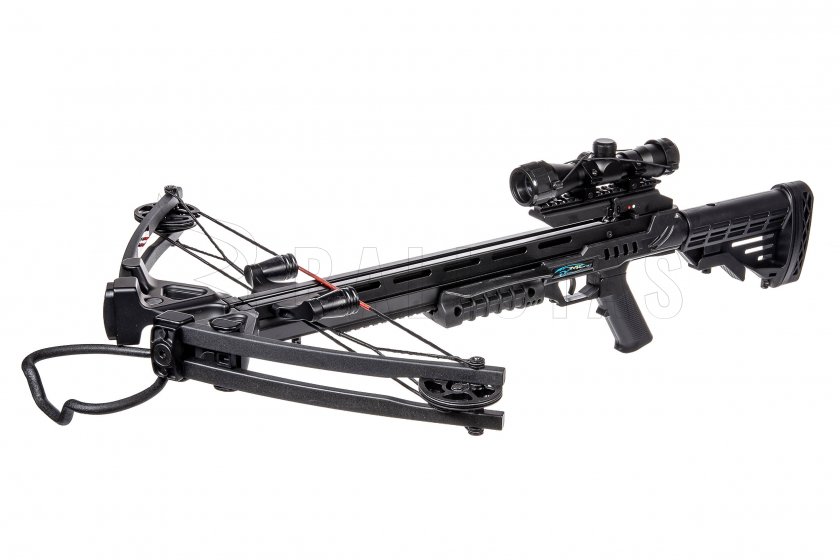 Számszeríj Mankung Stalker XB52 185lbs fekete KIT