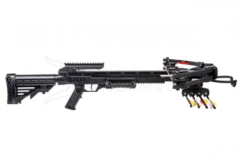 Számszeríj Mankung Stalker XB52 185lbs fekete KIT