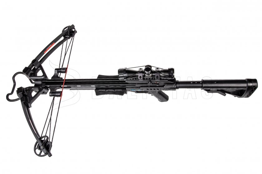 Számszeríj Mankung Stalker XB52 185lbs fekete KIT