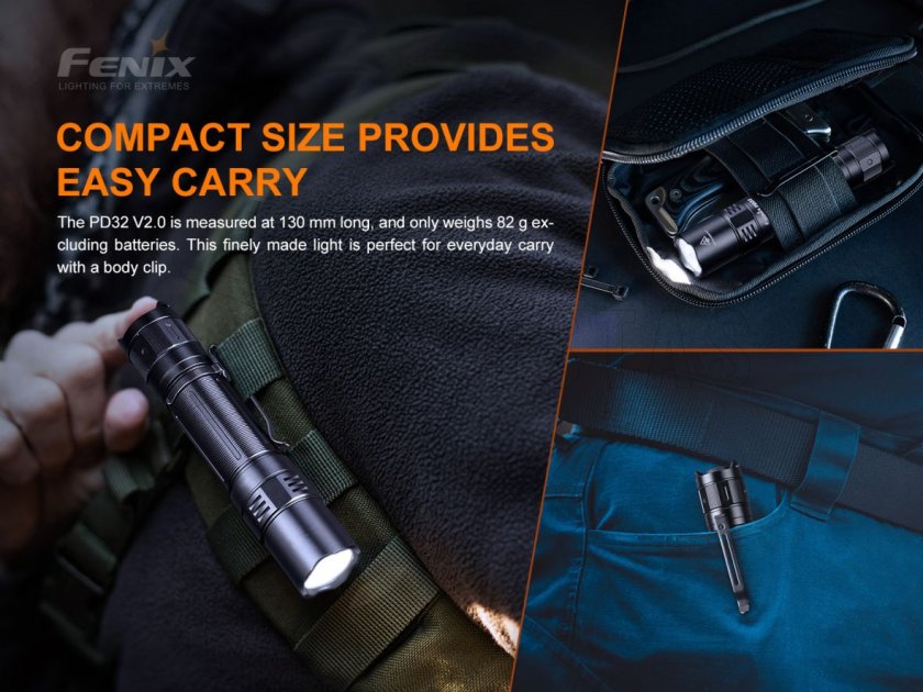 Zseblámpa Fenix PD32 V2.0 5