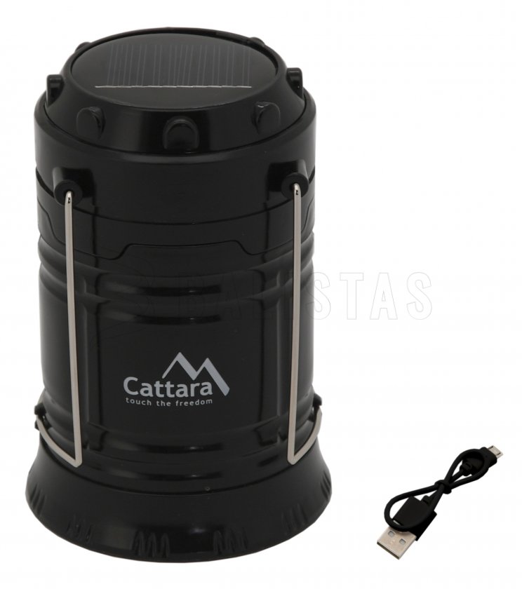 Cattara LED 20/60lm tölthető kempinglámpa, kihúzható
