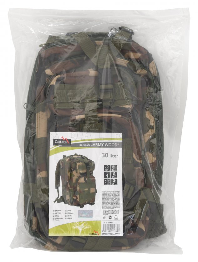 Hátizsák Cattara 30l ARMY WOOD