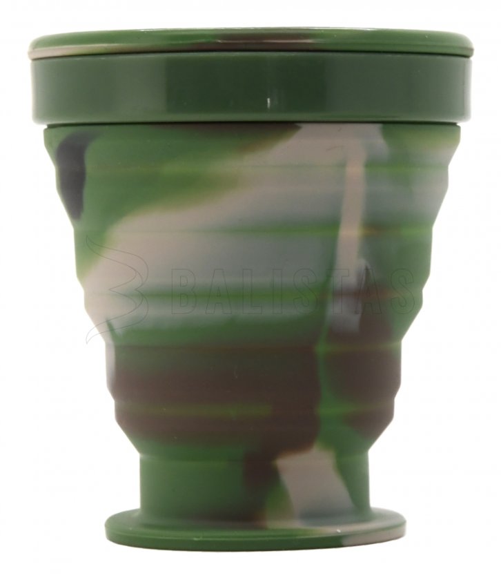 Szilícium‑szilikon összehajtható pohár ARMY 200ml