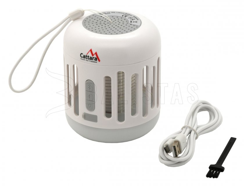 MUSIC CAGE Bluetooth tölthető lámpa + UV rovarcsapda