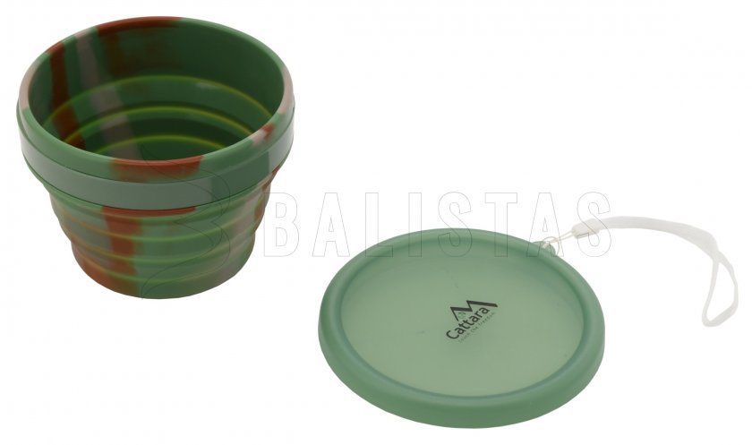SILIKON összecsukható tál ARMY 550ml